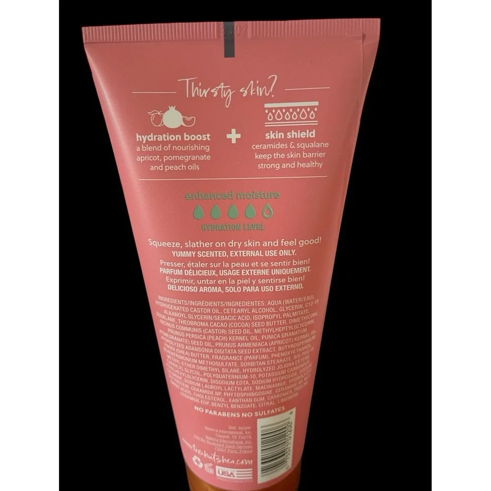 Spa Peach Watermelon Body Lotion My Home Body Shower Loofah Puff Gift Basket NEW - Picture 7 of 7